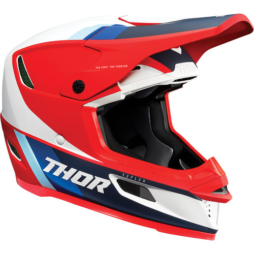 Thor 2023 Reflex Apex Red/White/Blue Helmet [Size:XS]