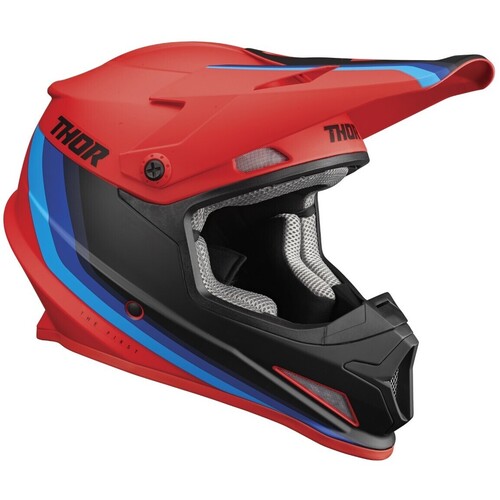 Thor 2023 Sector MIPS Runner Red/Blue Helmet [Size:XS]