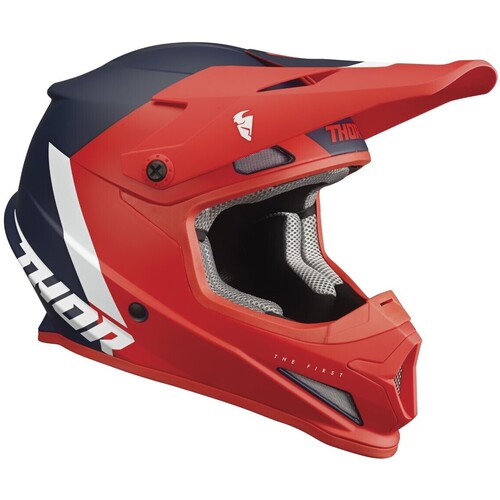 Thor 2023 Sector Chev Red/Navy Helmet [Size:SM]