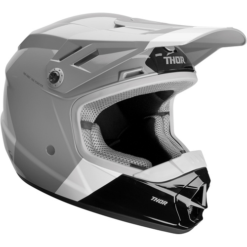 Thor 2020 Sector Bomber Charcoal/White Youth Helmet [Size:SM]