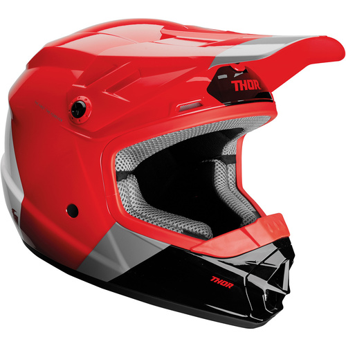 Thor 2020 Sector Bomber Red/Charcoal Youth Helmet [Size:SM]
