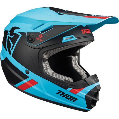 Thor 2024 Sector MIPS Split Blue/Black Youth Helmet [Size:SM]