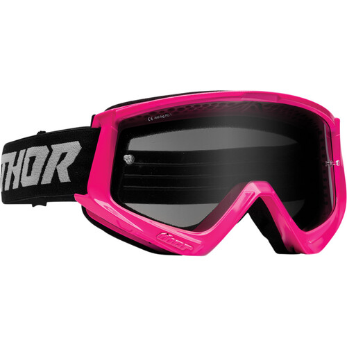 Thor 2023 Combat Racer Sand Goggles Fluro Pink/Grey