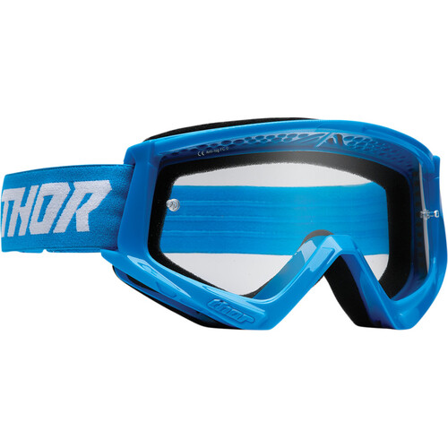 Thor 2023 Combat Racer Goggles Blue/White