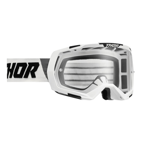 Thor 2023 Regiment Goggles White/Black w/Clear Lens