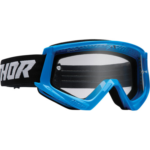 Thor 2023 Combat Racer Youth Goggles Blue/Black