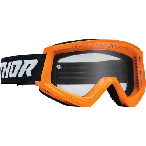 Thor 2023 Combat Racer Youth Goggles Fluro Orange/Black