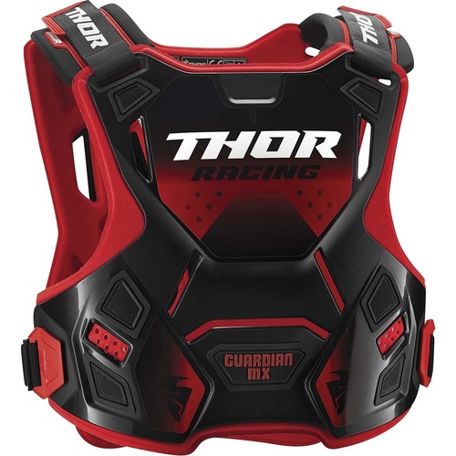 Thor 2024 Guardian MX Red/Black Youth Roost Guard [Size:SM/MD]