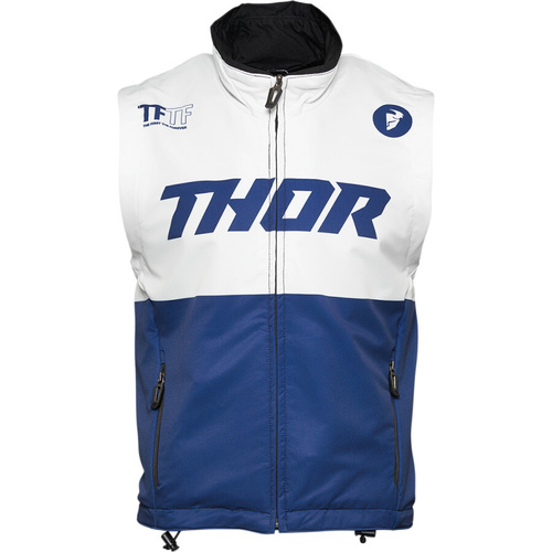 Thor 2021 Warm Up Navy/White Vest [Size:MD]