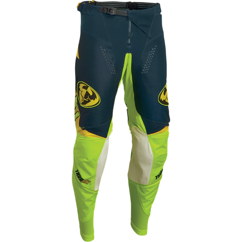Thor Limited Edition Pulse 04 Midnight/Lime Pants [Size:28]
