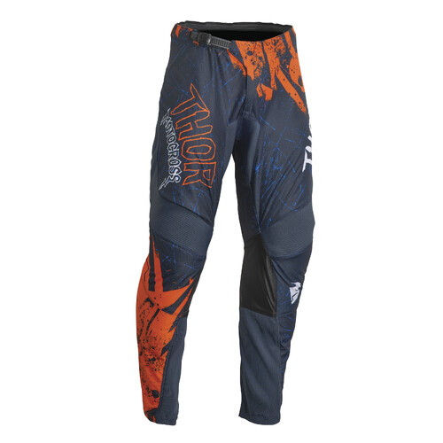 Thor 2023 Sector Gnar Midnight/Orange Youth Pants [Size:18]