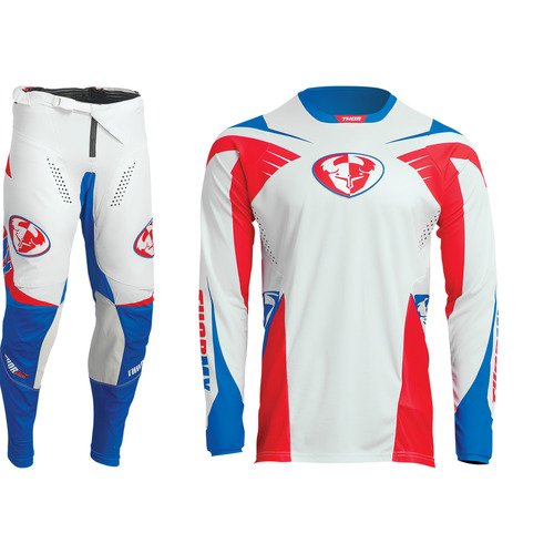 Thor Pulse 04 Limited Edition Red/White/Blue Gear Set