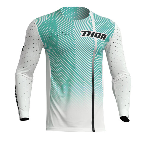 Thor 2023 Prime Tech White/Teal Jersey [Size:MD]