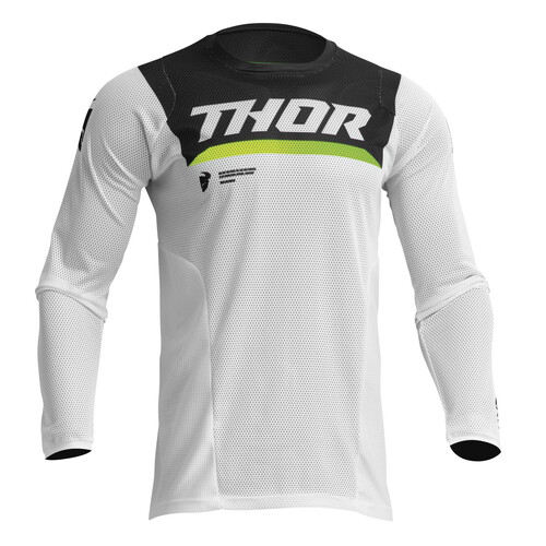 Thor 2024 Pulse Air Cameo White/Black Jersey [Size:MD]