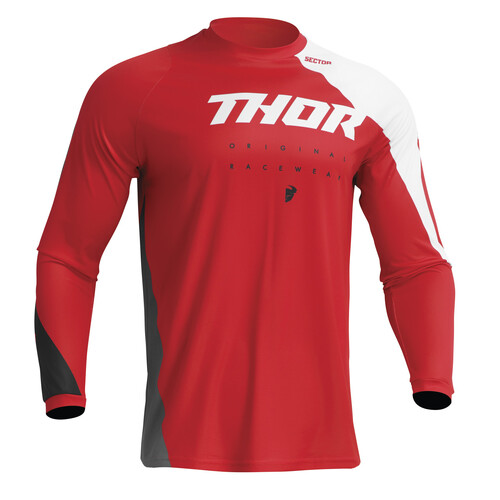 Thor 2023 Sector Edge Red/White Jersey [Size:SM]
