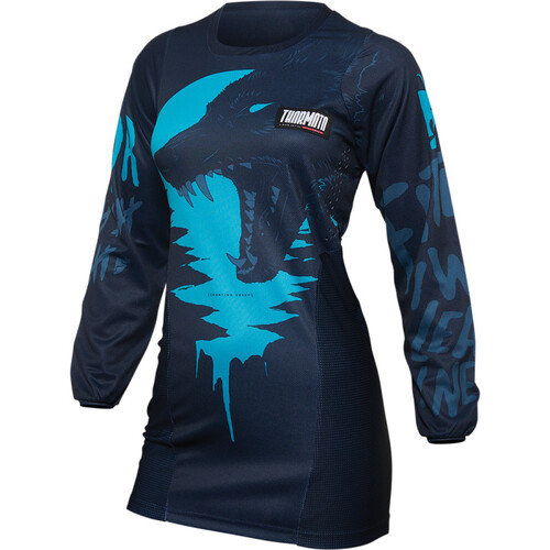 Thor 2022 Pulse Counting Sheep Aqua Womens Jersey [Size:XS]
