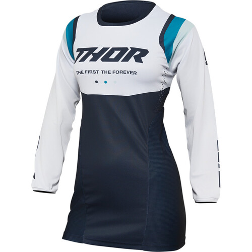 Thor 2024 Pulse Rev Midnight/White Womens Jersey [Size:MD]