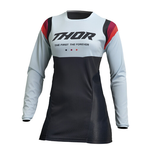 Thor 2024 Pulse Rev Black/Light Mint Womens Jersey [Size:XS]