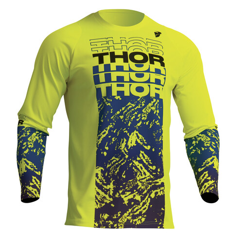 Thor 2023 Sector Atlas Acid/Blue Youth Jersey [Size:2XS]