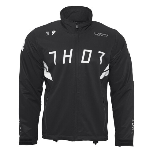 Thor 2024 Warmup Black/White Textile Jacket [Size:SM]