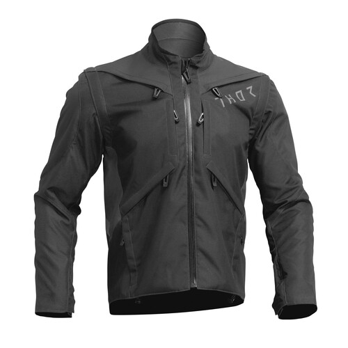 Thor 2024 Terrain Black/Charcoal Textile Jacket [Size:LG]