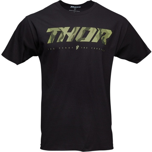 Thor 2020 Loud 2 Black/Camo Tee [Size:SM]