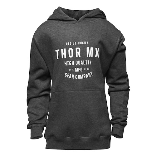 Thor 2022 Crafted Charcoal Girls Youth Fleece Pullover Hoodie [Size:SM]