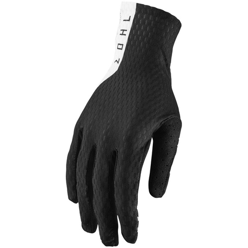 Thor 2019 Agile Black/White Gloves [Size:XS]