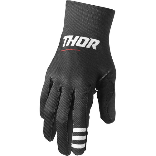 Thor 2021 Agile Plus Black Gloves [Size:XS]