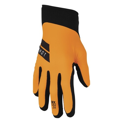 Thor 2022 Agile Hero Orange/Black Gloves [Size:XS]