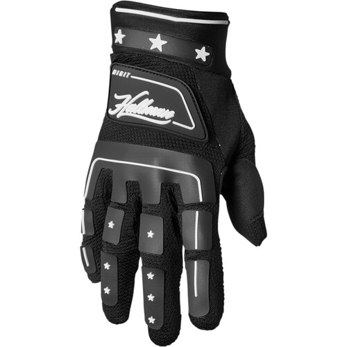 Thor 2024 Hallman Digit Black/White Gloves [Size:XS]