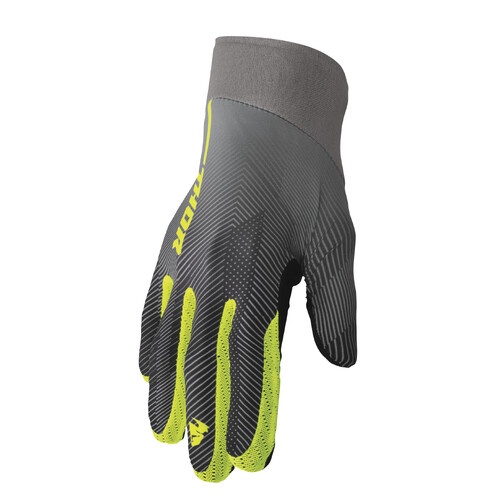 Thor 2023 Agile Tech Grey/Acid Gloves [Size:XS]