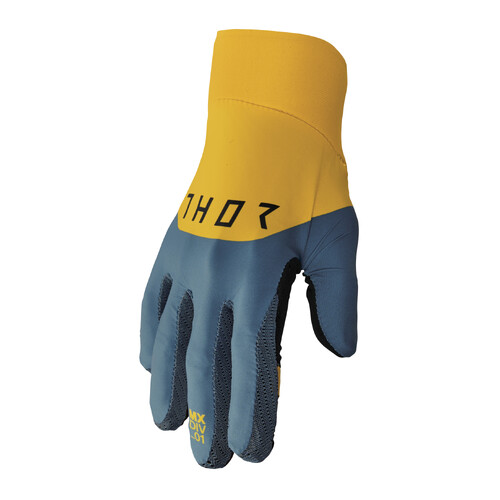 Thor 2023 Agile Rival Teal/Yellow Gloves [Size:XS]