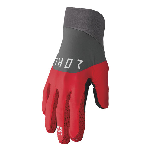 Thor 2023 Agile Rival Red/Charcoal Gloves [Size:XS]
