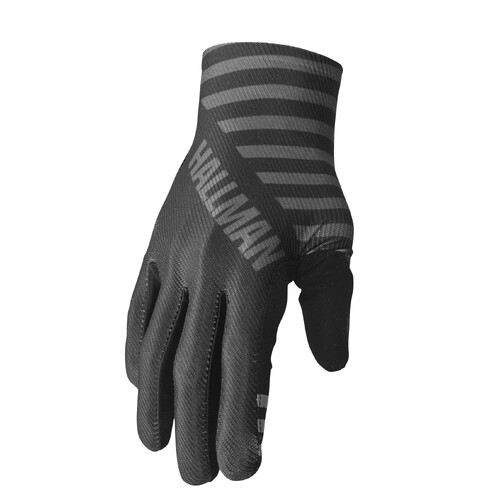 Thor 2024 Hallman Mainstay Slice Charcoal/Black Gloves [Size:XS]