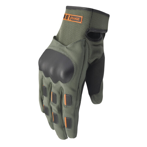 Thor 2024 Range Army/Orange Gloves [Size:SM]
