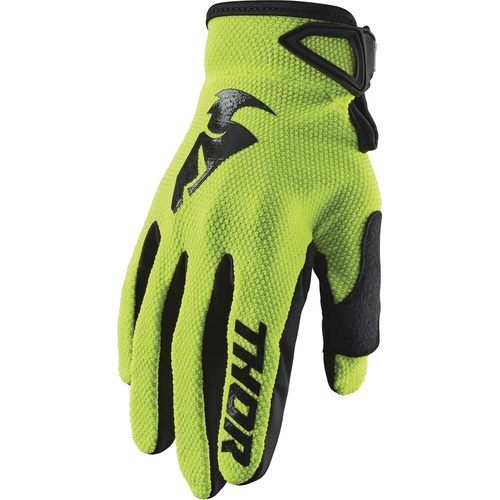 Thor 2024 Sector Acid/Black Youth Gloves [Size:MD]