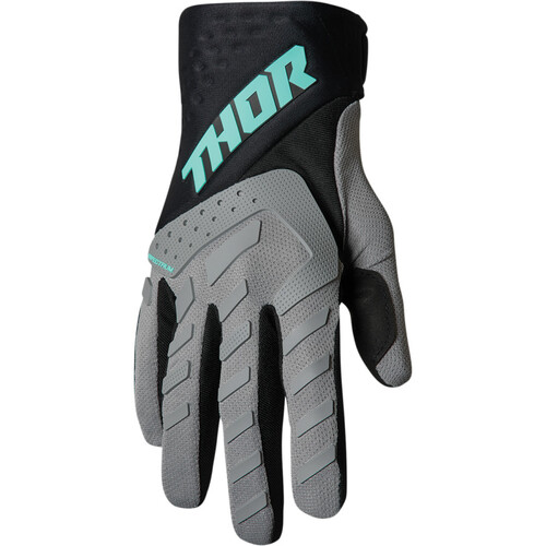 Thor 2024 Spectrum Grey/Black/Mint Youth Gloves [Size:2XS]