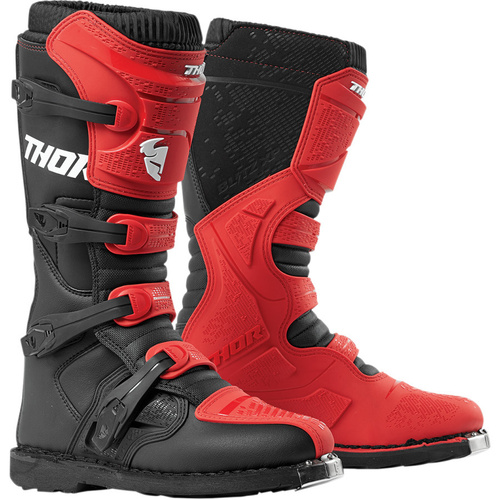 Thor 2023 Blitz XP Red/Black Boots [Size:7]