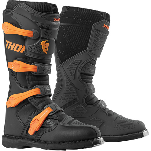 Thor 2023 Blitz XP Charcoal/Orange Boots [Size:7]