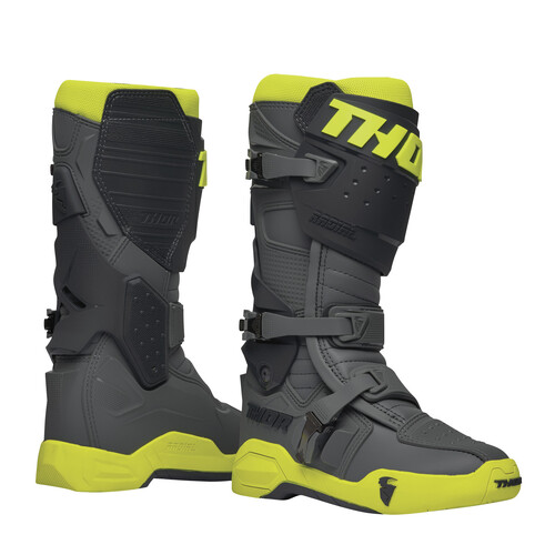 Thor 2024 Radial Grey/Fluro Yellow Boots [Size:7]