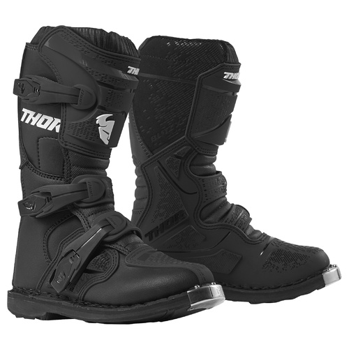 Thor 2023 Blitz XP Black Youth Boots [Size:1]