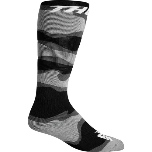 Thor 2024 MX Camo/Grey/White Socks [Size:6-9]