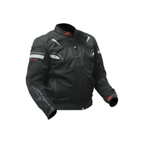 Rjays Swift II Black/Grey Textile Jacket [Size:SM]