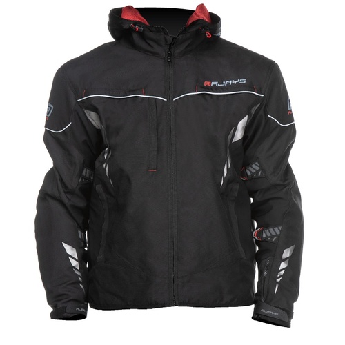 Rjays Tracer Black/Black Textile Jacket [Size:MD]