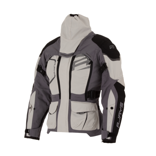 Rjays Adventure Grey/Black Womens Textile Jacket [Size:10]