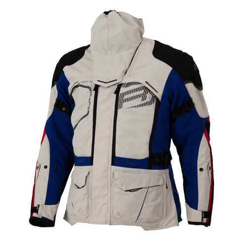 Rjays Adventure Grey/Blue Textile Jacket [Size:MD]