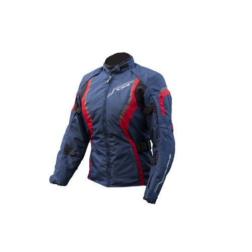 Rjays Athena Blue/Red Womens Textile Jacket [Size:8]