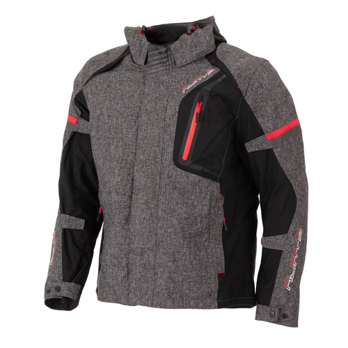 Rjays Radar Grey/Black Textile Jacket [Size:SM]