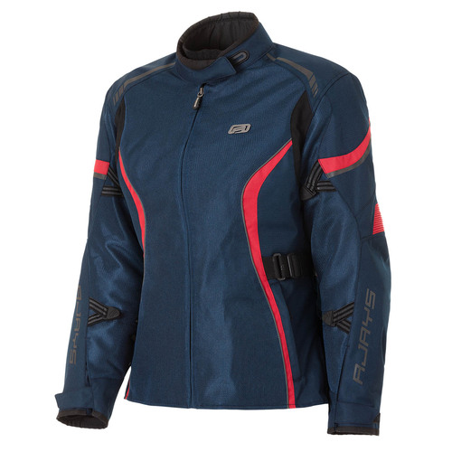 Rjays Athena Air Blue/Red Womens Textile Jacket [Size:8]